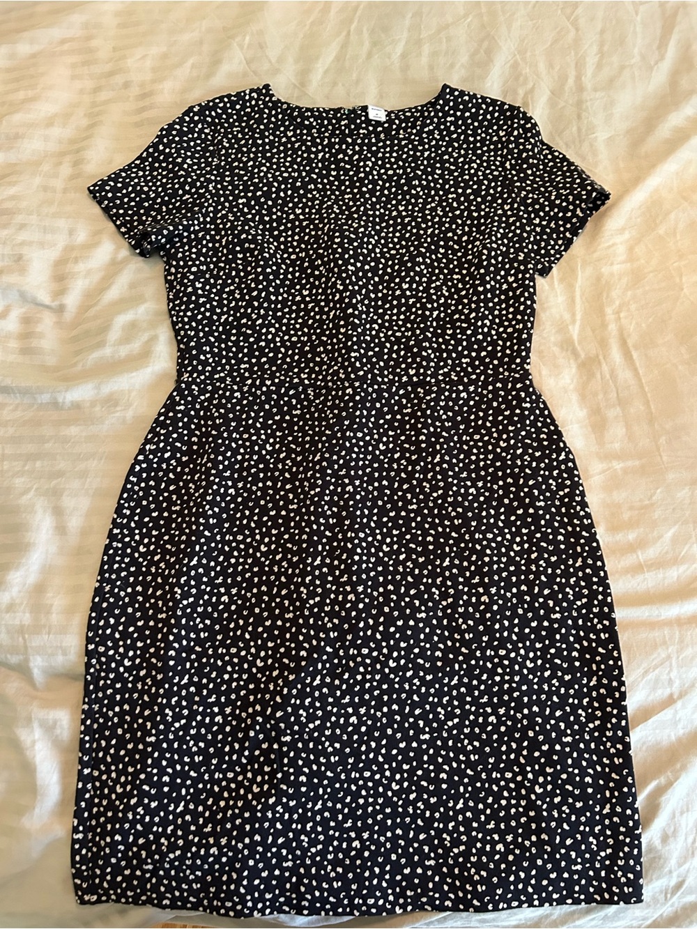 Black patterned old navy dress